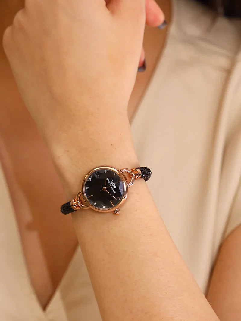Crystal Slider Watch White