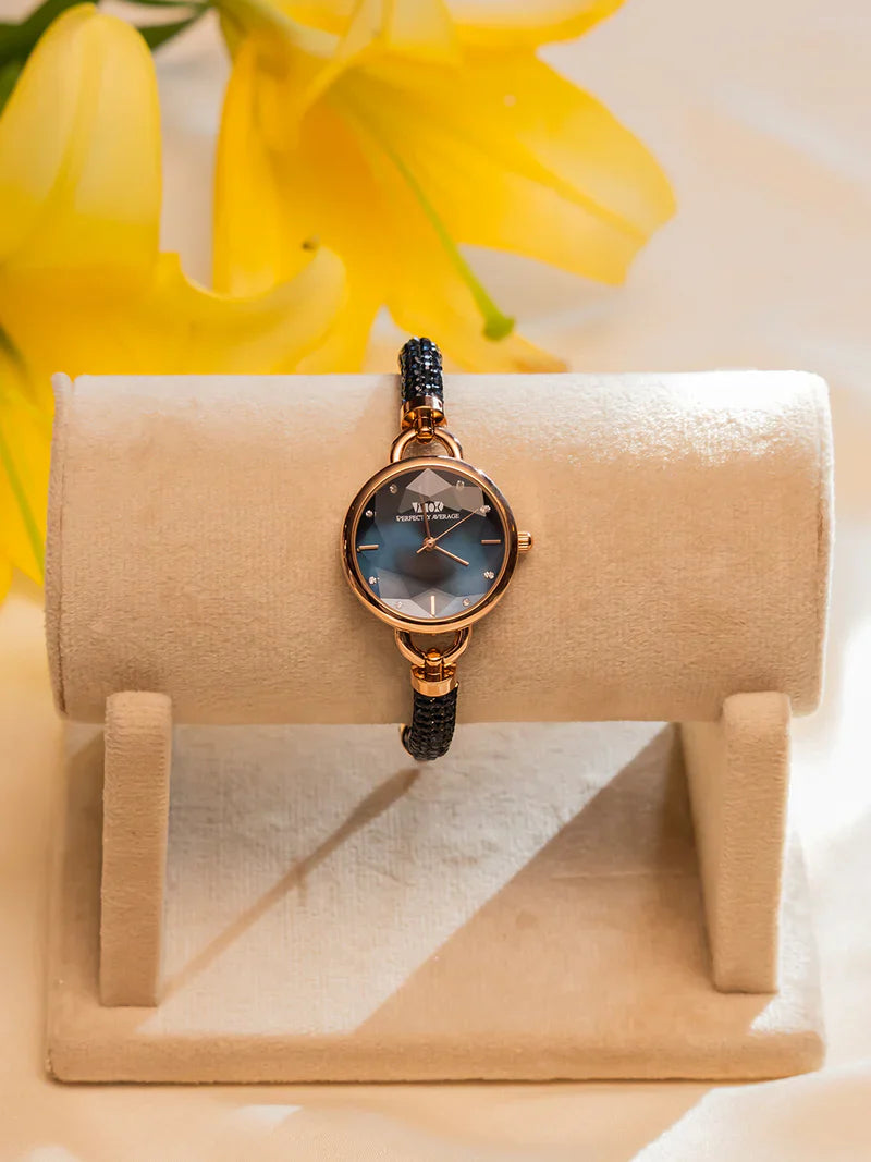 Crystal Slider Watch White
