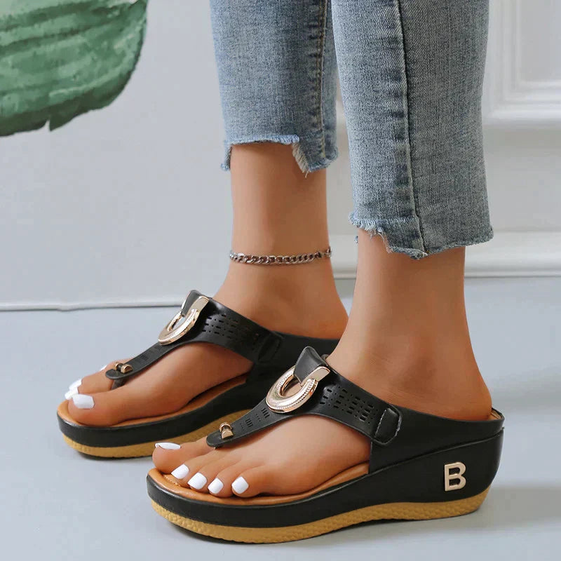 ROME WOMEN FLIP FLOPS WEDGES