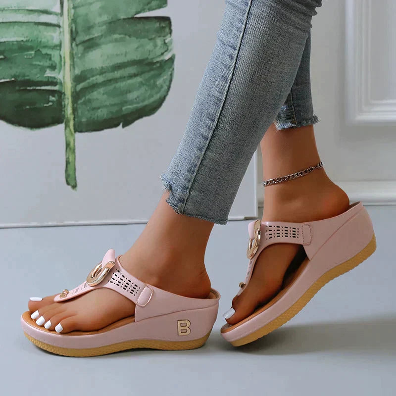 ROME WOMEN FLIP FLOPS WEDGES