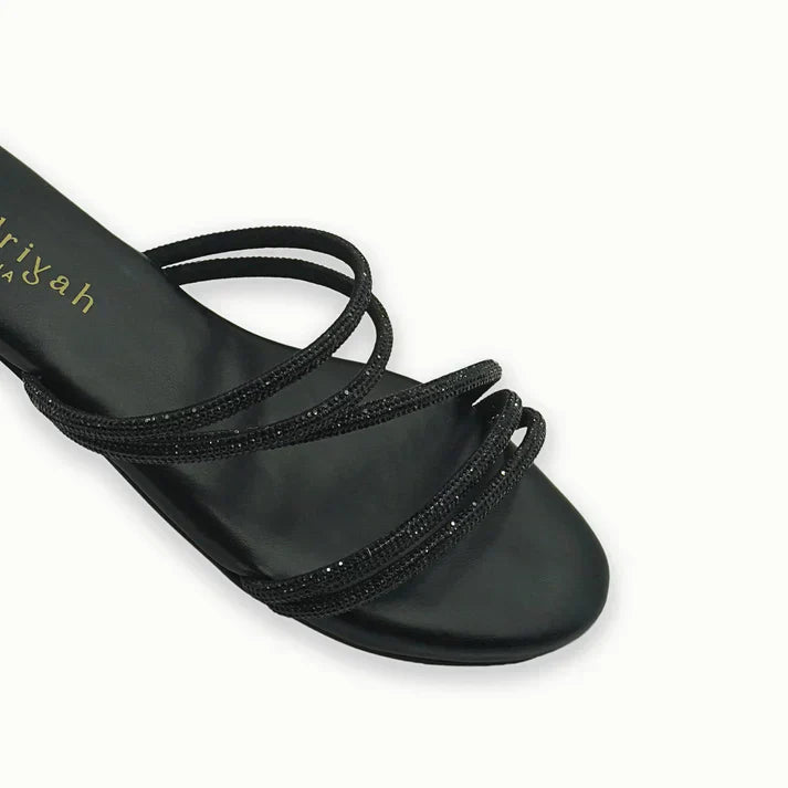 Gilded Muse Flat Sandals (Man-Made)