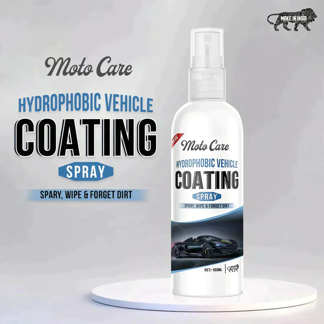 HYDROPHOBIC VEHICLE COATING SPRAY FOR MOTOR CARS ** Buy 1 Get 1 Free **