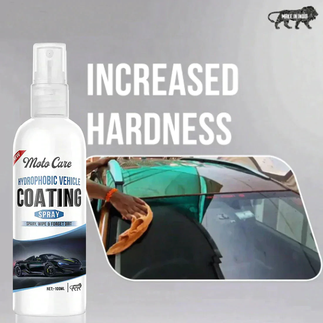 HYDROPHOBIC VEHICLE COATING SPRAY FOR MOTOR CARS ** Buy 1 Get 1 Free **