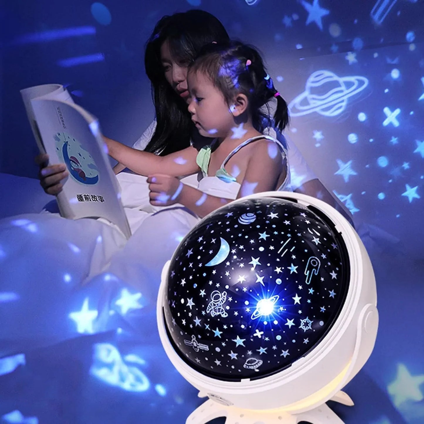 Galaxy Lamp Star Projector Night Light