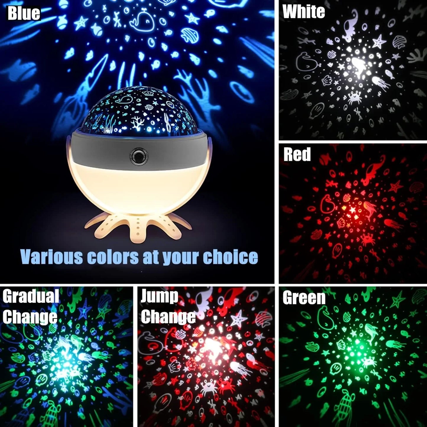 Galaxy Lamp Star Projector Night Light