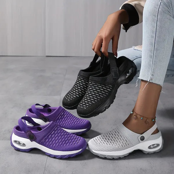 ⭐ Last Day Sale 70% OFF ⭐Women's Orthopedic Clogs With Air Cushion Support to Reduce Back and Knee Pressure