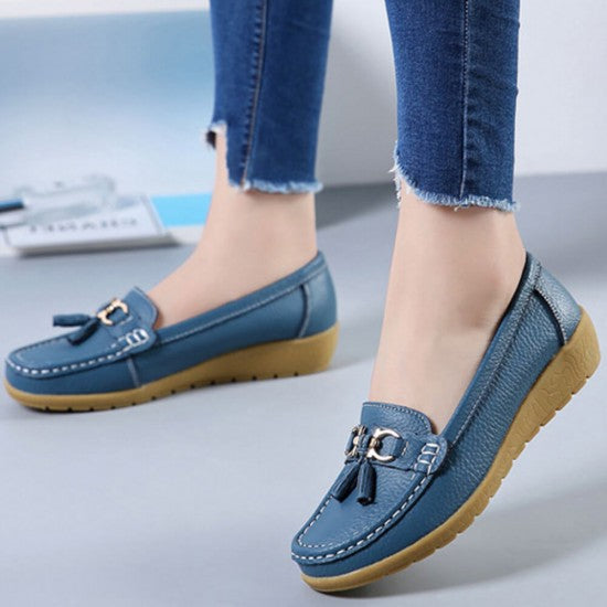 Clarks Trendy Comfy Lather Loafers