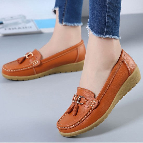 Clarks Trendy Comfy Lather Loafers